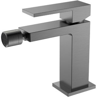 Смеситель для биде Boheme Qubic 476-GM антрацит